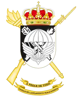 Escudo de la Unidad de Lanzamiento Paracaidista (ULANPAC)