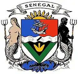 Escudo de armas de la República Autónoma de Senegal (1958)