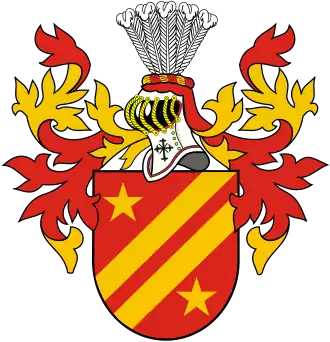 Escudo de armas original de los Buonaparte.