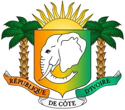 El escudo de Costa de Marfil
