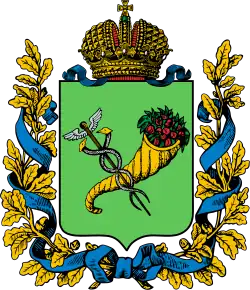 Escudo de la gobernación de Járkov, 1887