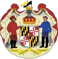El escudo de armas de Maryland