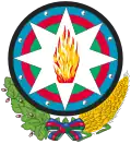 Escudo informal de la República Democrática de Azerbaiyán (1918-1921)