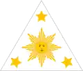 Escudo de armas de la Primera República de Filipinas (1899-1901)