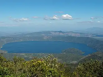 vista del lago de coatepeque
