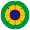 Escarapela del Brasil.