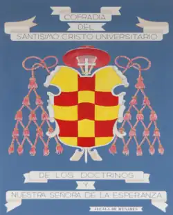 Escudo de la Cofradía del Cristo de los Doctrinos.