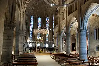 Interior de la iglesia de la Colegiata