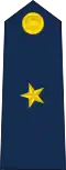 Insignia de subteniente de la Fuerza Aérea.