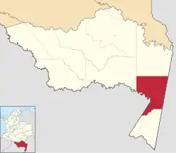 Tarapacá ubicada en Amazonas (Colombia)