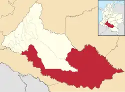 Solano ubicada en Caquetá