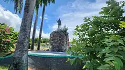 Estatua de Cristóbal Colón en St. Ann´s Bay, donde el almirante pasó un año durante su Cuarto Viaje.