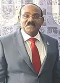 Antigua y Barbuda&nbsp;Antigua y Barbuda Gaston Browne, Primer ministro