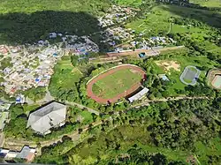 Coliseo cubierto, Estadio municipal, Patinódromo, Velódromo y Manga de coleo Chapín bello