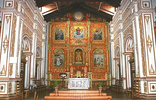 Retablo mayor de la iglesia de Concepción (Santa Cruz)