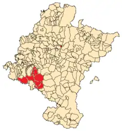 Localización y mugas