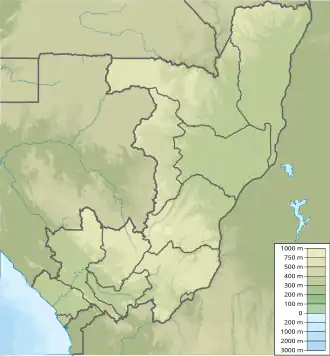 Isla Mbamu ubicada en República del Congo