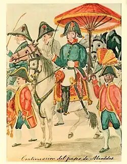 Continuación del paseo de Alcaldes