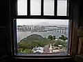 La ciudad de Vitória desde una ventana del convento.