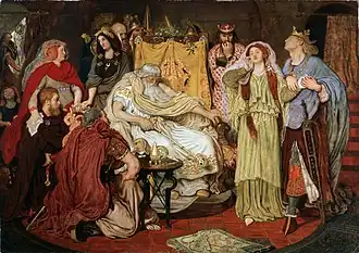 La poción de Cordelia de Ford Madox Brown, 1866.