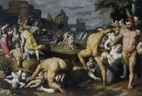 Cornelis van Haarlem, Masacre de los inocentes, 1590, Rijksmuseum