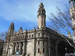 Edificio Central de Correos, en Barcelona.