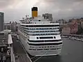 Vista trasera del Costa Concordia en 2007
