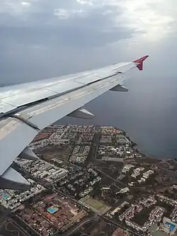 Vista aérea de Costa del Silencio.