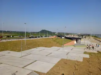 Costanera Sur con vista del cerro Lambaré