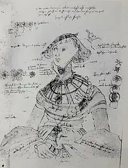 La Princesa Margarita de Pomerania-Wolgast (1518-1569) por Lucas Cranach el Viejo.
