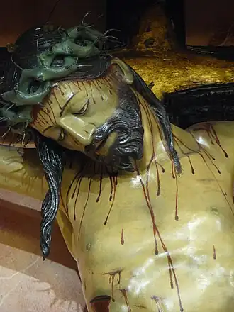 Santísimo Cristo del Perdón (siglo&nbsp;XVI) Viernes Santo en La Puebla del Río.