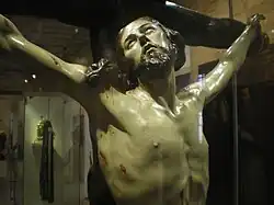 Detalle del Cristo del facistol, Museo de la Catedral de Murcia.