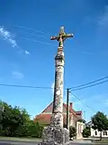 Crucero (croix de carrefour) del siglo XVI en Indre (parte central de Francia).