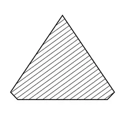 Sección transversal del piramidión