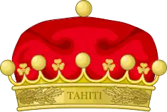 Corona real de Tahití