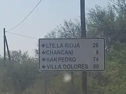 Cruce de Ruta E51 y Ruta Provincial 28.