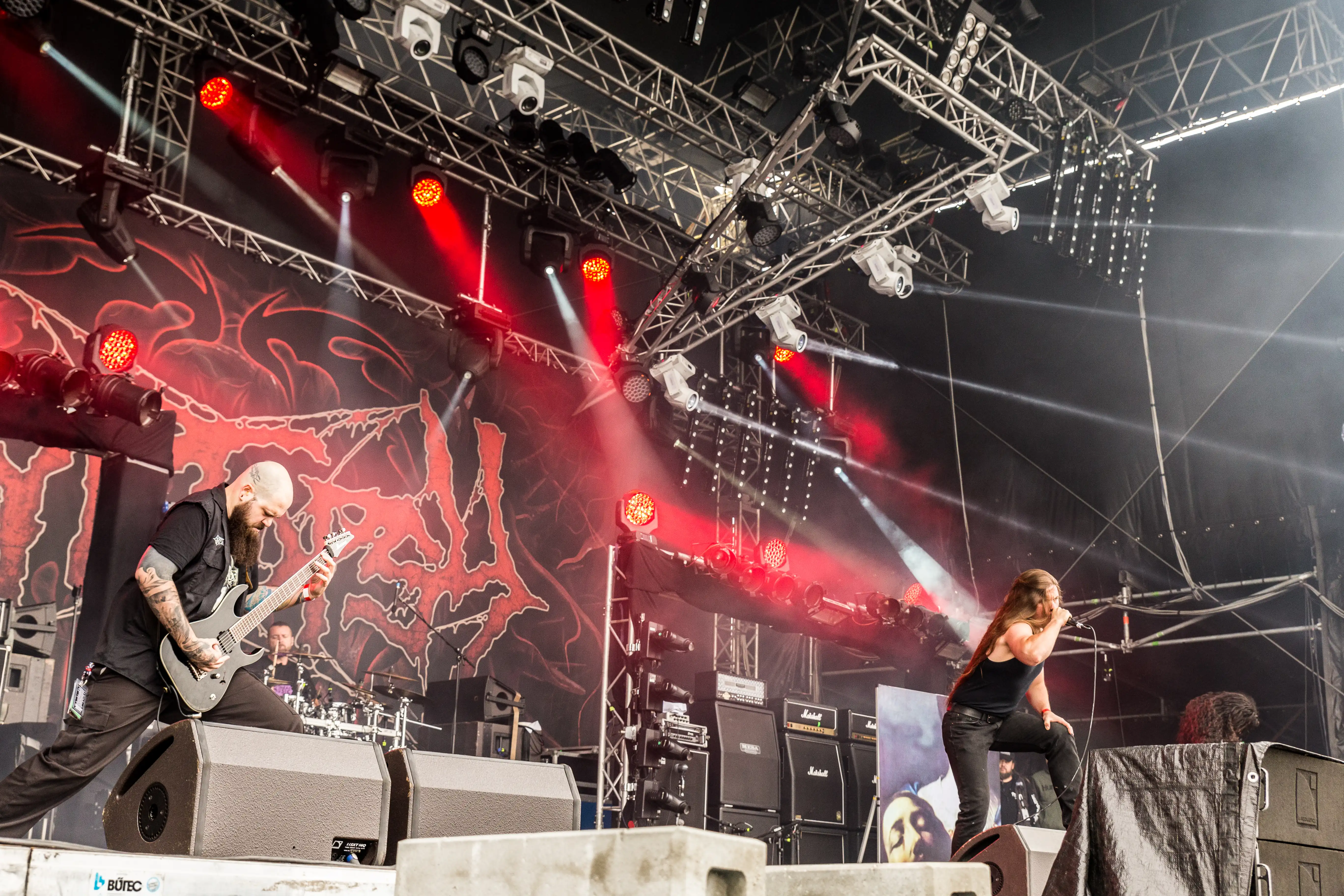 Cryptopsy tocando en vivo en 2017