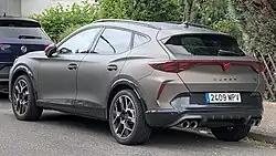 Cupra Formentor vista posterior del rediseño 2024.