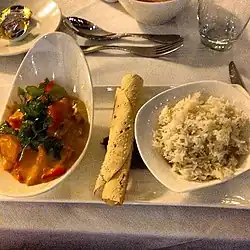 Curry de verduras con Saboya