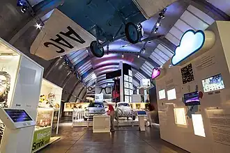 100 innovaciones, exhibición en la sala de máquinas