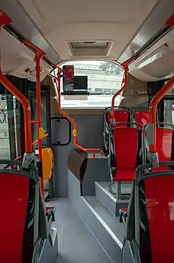 Vista trasera en un modelo de motor longitudinal Tector (diesel e híbrido).