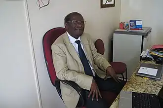 Edvaldo Ramos, cofundador de la Noche de los tambores silenciosos con Paulo Viana y Dona "Carnaval" Badia en 1961, aquí en 2014.