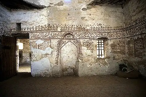 Dentro de la mezquita Nasr el-Din