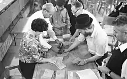 Cuenta de votos, elecciones en Israel 1969