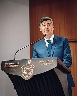 Daniel Passerini, intendente de la ciudad de Córdoba