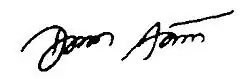 Firma de Danilo I de Montenegro