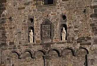 Detalle de la fachada oeste