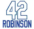 Jackie Robinson (2B). Retirado de toda la MLB el 15 de abril de 1997.
