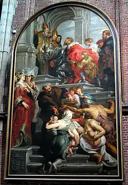 San Bavón en el convento de Gante, por Rubens.