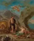 Delacroix (Francés, 1798-1863) El Otoño - Baco y Ariadna, 1856/63.